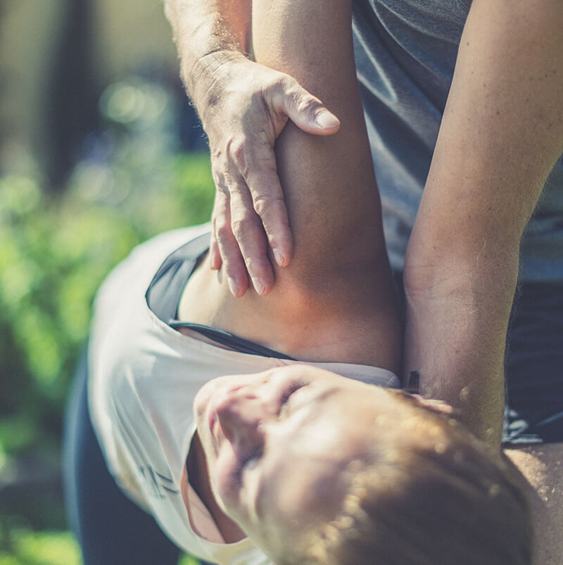 Yoga practice at Sattva Yoga Reset Madeira